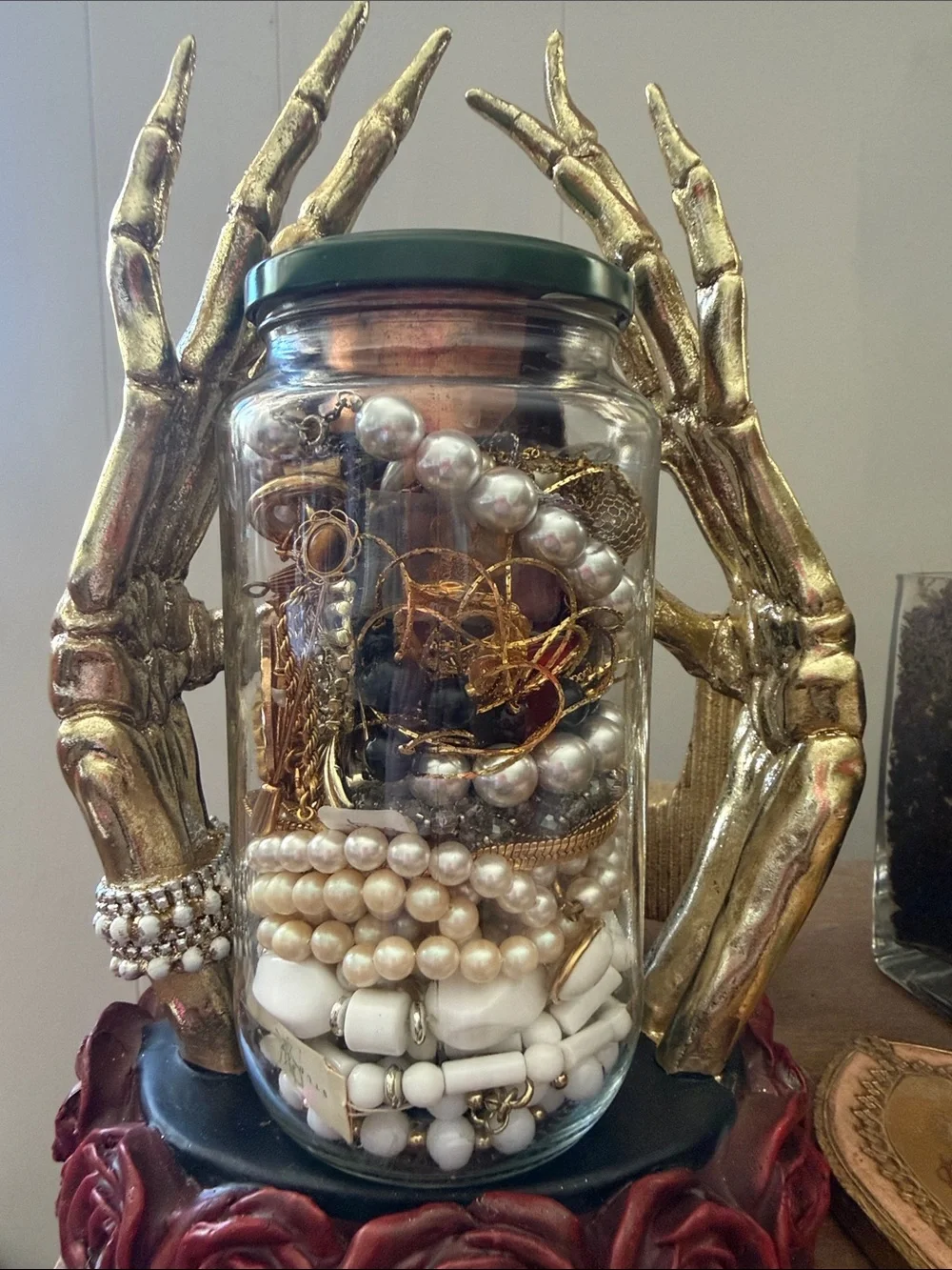 Travel with my mystery jewelry jar - yes to some signed pieces!